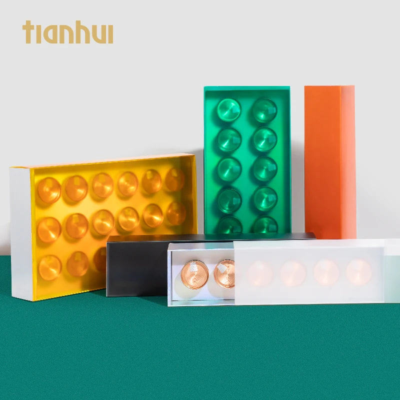 Tianhui Newest Product  White Paper Gift Jewelry  Boxes with Food Grade Small Paper Cans