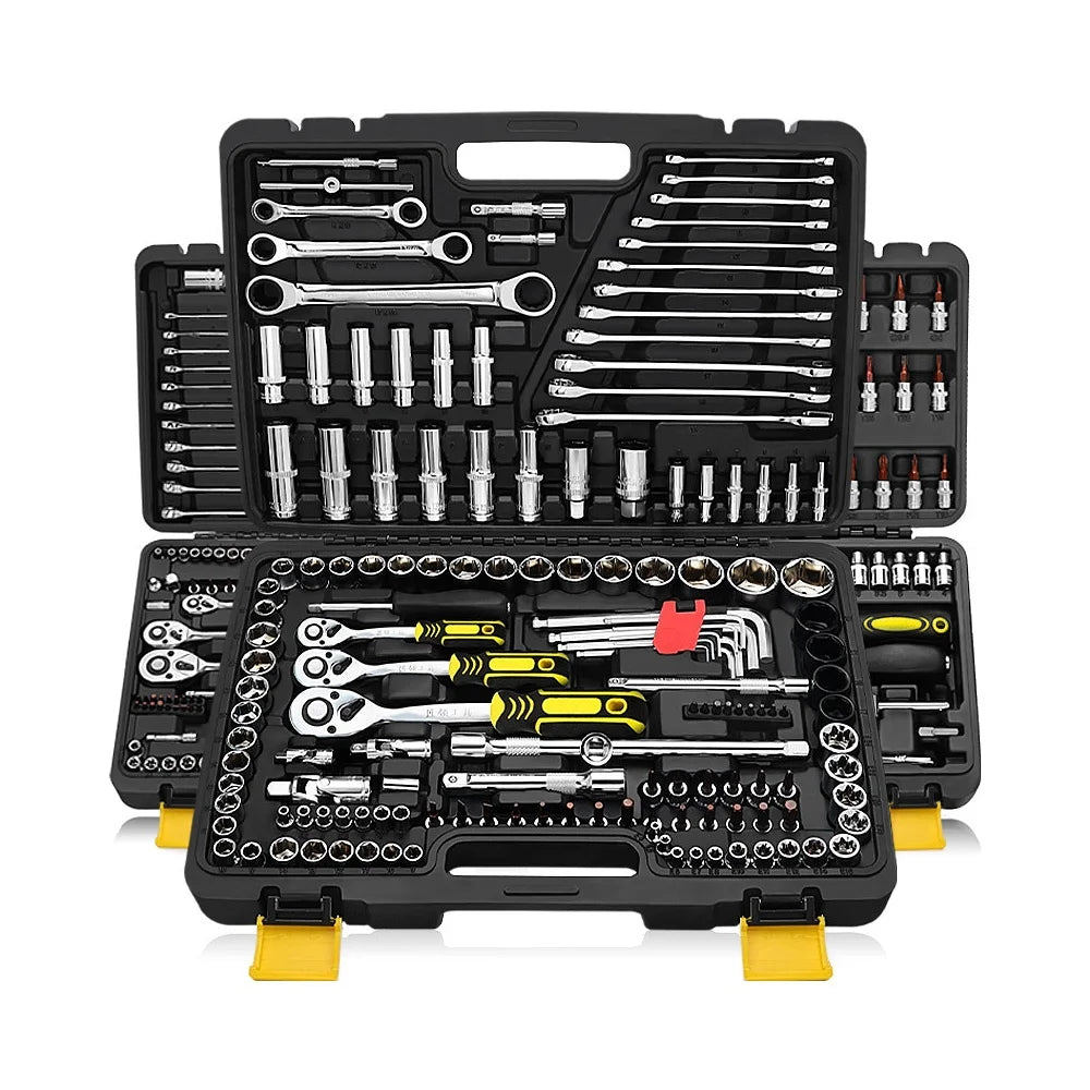 Wholesale 150 Pcs 94 Pieces 1/2" 1/4" 3/8" Combination Socket Spanner Set Wrench Hand Tool Sockets Ratchets Mechanics Tool Kit