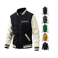 Oem Manufacturer Wholesale Custom Designer Logo Casual Baseball Jacket Letterman Coat Cotton Unisex Varsity Baseball Jackets