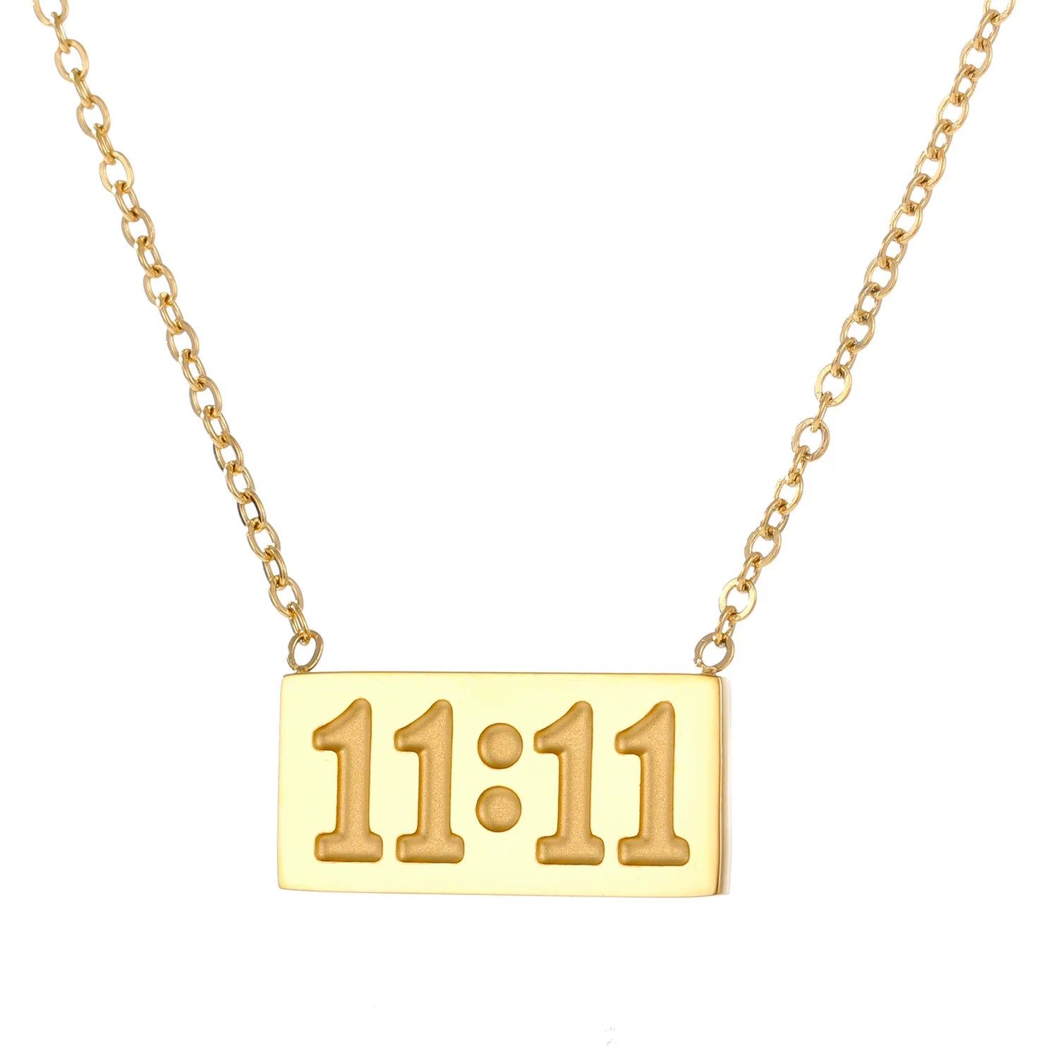 New Design Gold Filled Jewelry Angel Number Fashion Pendant Necklaces for Women