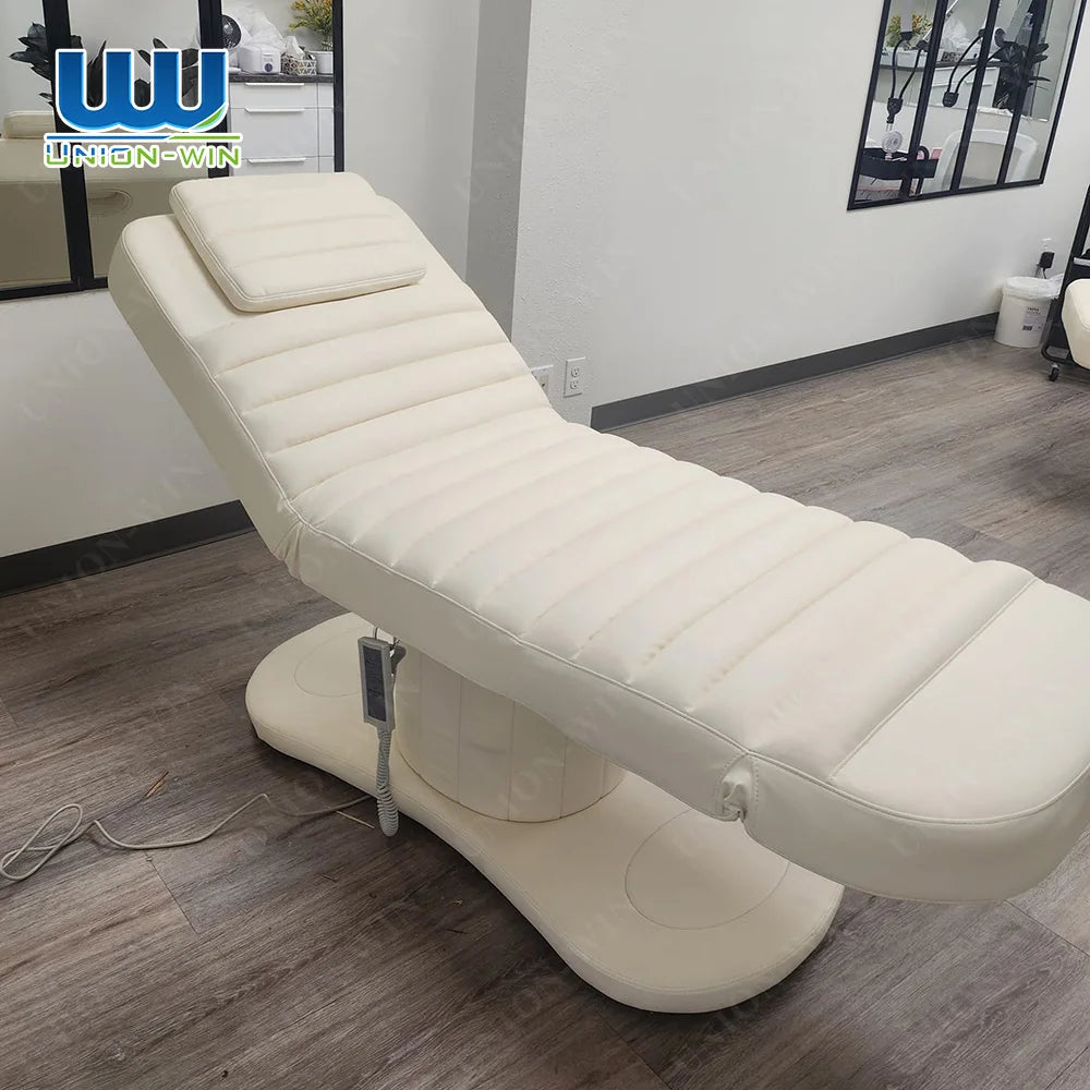Union Win Table Topper Spa Motors Cover Custom Cosmetic Facial Massage Salon Curve Beauty Electric Lash Bed