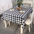 Wholesale Christmas Red Black Plaid Printed PVC Nonwoven Waterproof Oilproof OEKO-TEX Certified Disposable Modern Style Square