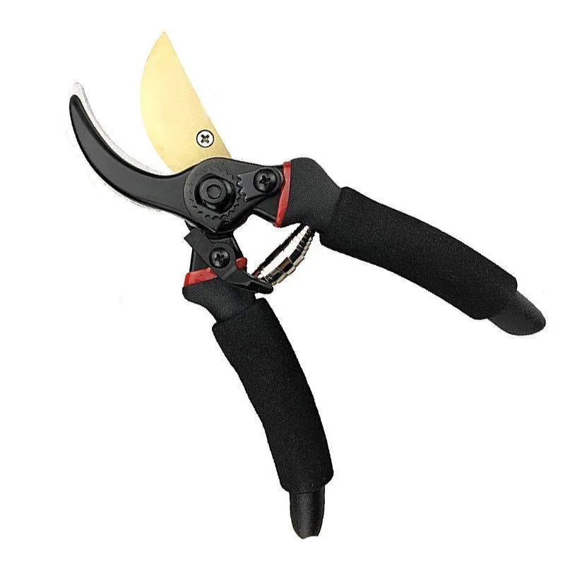 Black Pruner Garden Tools Plant Shears Branch Pruning Shears With Aluminum Handle Mn-steel Citrus Pruner