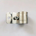 HJ-13 Chroming Round Tube Connector 3 Way Metal Pipe Joints Fittings for Lean Connectors Racking System Assamle Line
