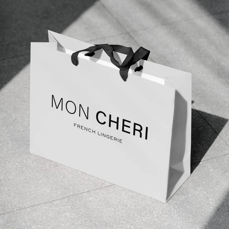 Custom Logo Printed Luxury Gift Paper Bag Jewelry White Cardboard Shopping Paper Bags for Clothing Shoes