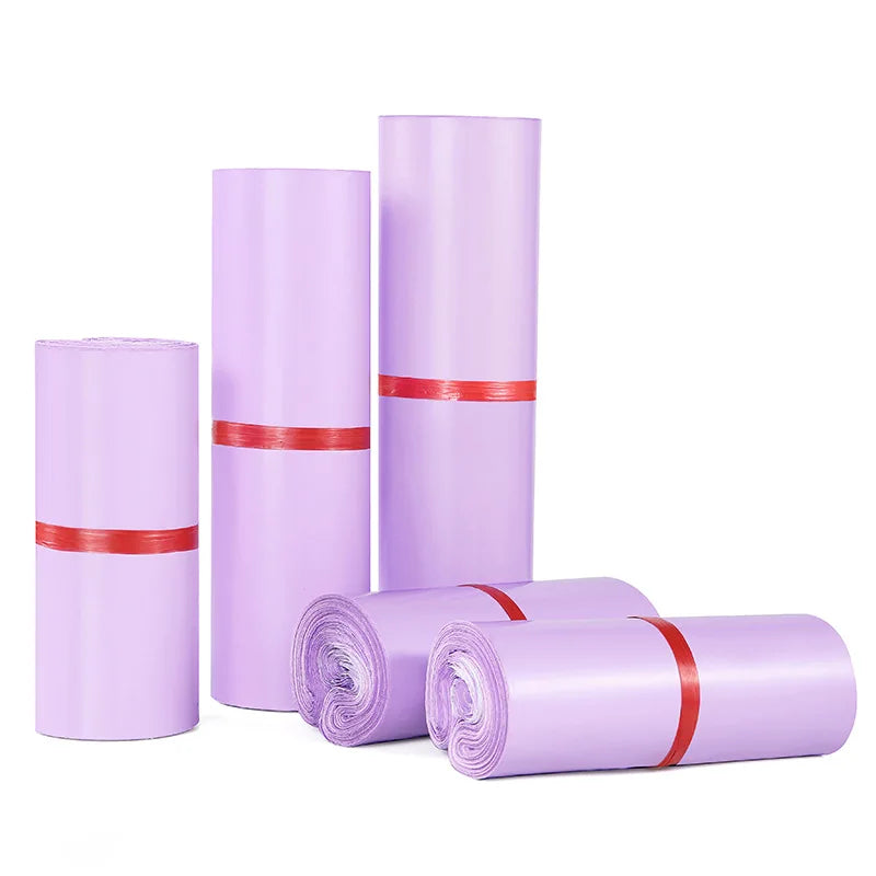 Hot Sale Factory Snowflake Purple Thickened Express Parcel Bag Waterproof Bag Packaging Bag Clothing Logistics