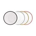 Minimalist Clear Glass Charger Plate with Colored Rim Eco-Friendly Feature Color Enamel Technique