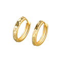 Fashion Round Small Huggie Hoop Earrings for Women Ear Buckle Hoops Gold Plated Jewelry