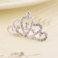 Wholesale Children's Crown Princess Rhinestone Comb Hairpin Hair Jewelry for Girls