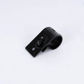 H-15 Black Electrophoresis Lean Pipe Assembly 28mm Composite Pipe Fittings Workbench Wire Rod Connector in 2.3mm Thickness