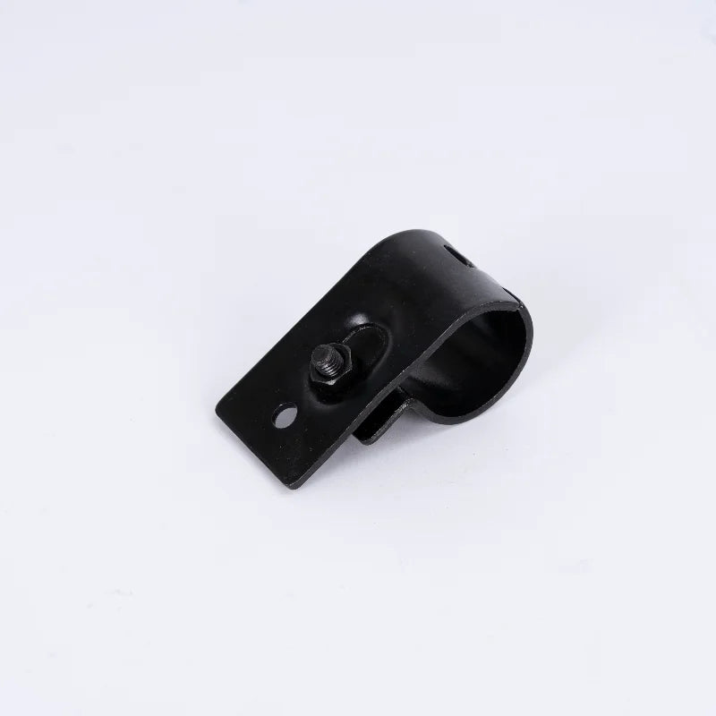 H-15 Black Electrophoresis Lean Pipe Assembly 28mm Composite Pipe Fittings Workbench Wire Rod Connector in 2.3mm Thickness