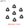 WCMX050308 TG1225 CNC Lathe Cutting Tool 10P Indexable U Drill Carbide Insert with PVD Coating OEM Customizable