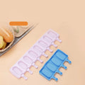 8 Silicone Ice Bar New Long Ice Cube Silicone Baking Mold Bar Box Small Pudding Ice Cream Crisper Box