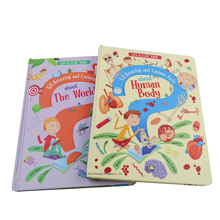 Yimi Paper Book Printing Service Printing Special Die Cut Shape Hollow Custom Hardcover Book for Kids