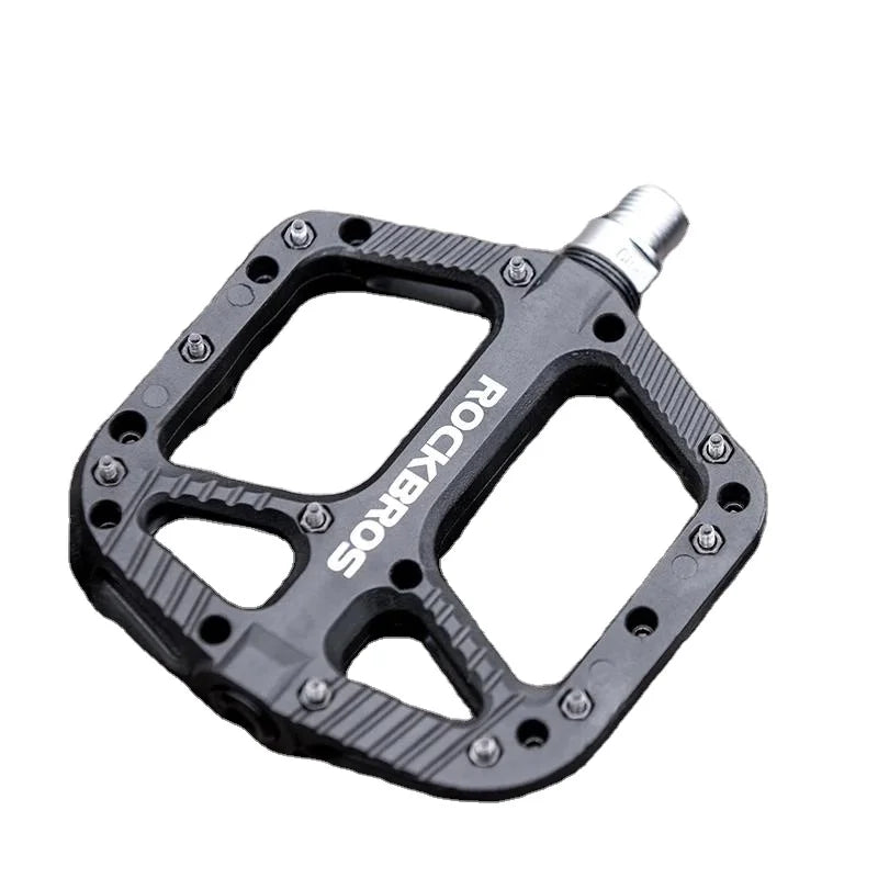 ROCKBROS Bicycle Riding Flat Platform Pedals Nylon Fiber Pedal Bicicleta Cycling Gear Ultralight Pedals