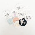 Custom Aesthetic Positive Daily Affirmation Saying Inspiring Enouraging Motivational Planner Sticker