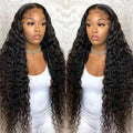 Wholesale HD Lace Frontal Wig Water Wave Unprocessed Cuticle Aligned Hair Brazilian Human Hair Lace Front Wigs for Black Women