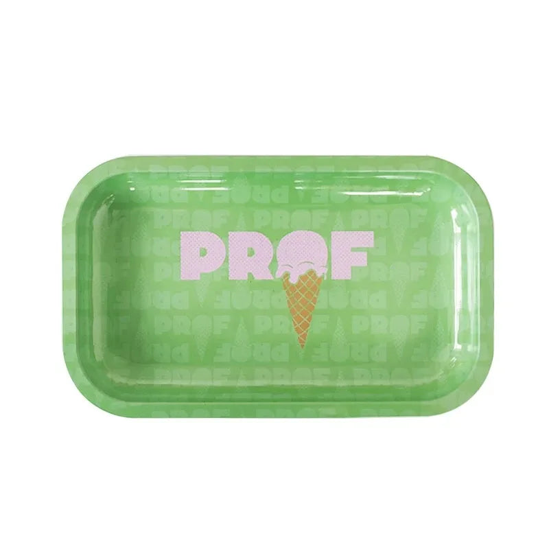 Clearance Sale Spot Inventory Custom Smoking Accessories Metal Herb Tray Plain Color Iron Rolling Tray