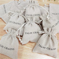 Chuanghua Custom Logo Reusable Eco Friendly Jewelry Pouch Linen Fabric Packaging Small Burlap Bag With Drawstring