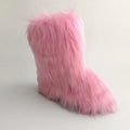 Wholesale Women Colourful Furry Winter Faux Fur Boots MegaBDM