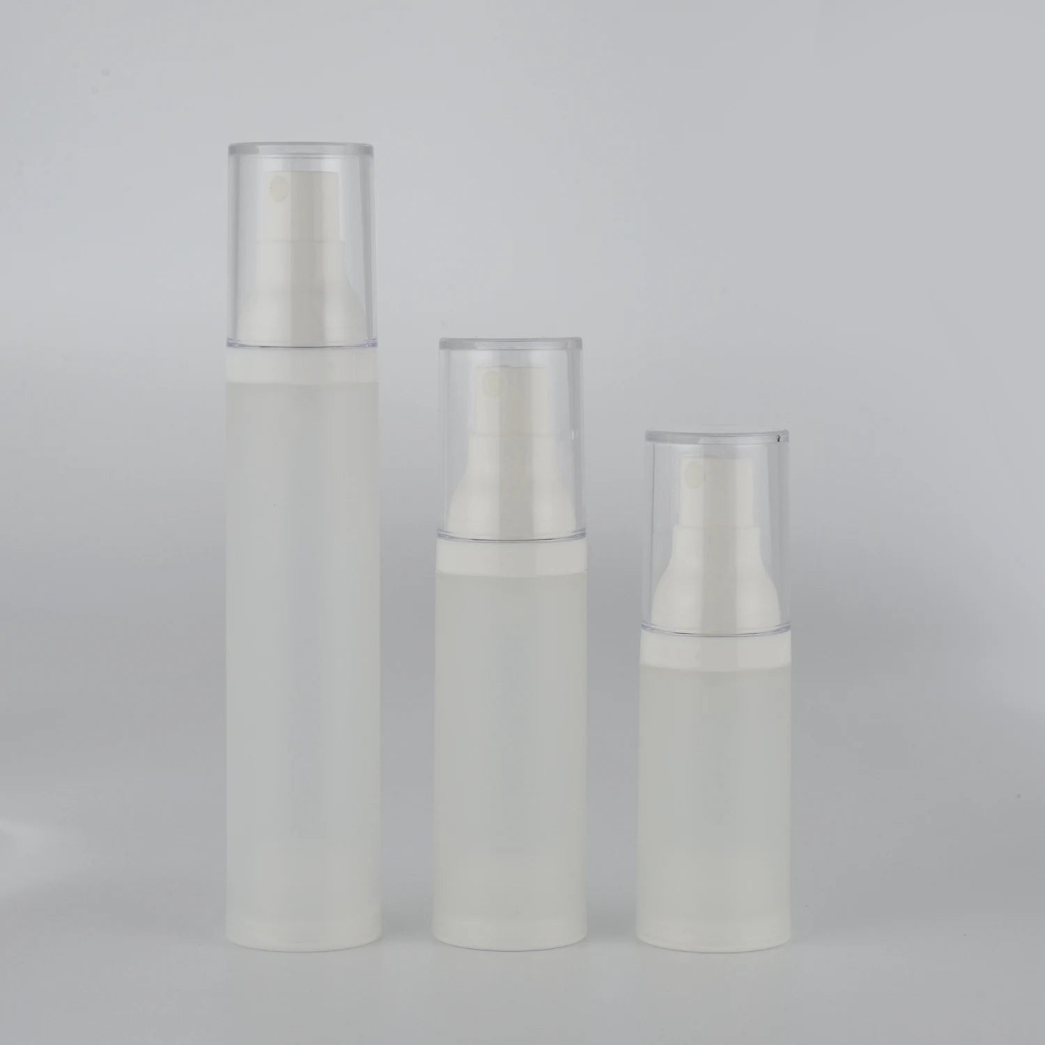 White in Stock 15ml 30ml 50ml Acrylic Atomizer Head Pump Spray Bottle for Skin Care Packaging & Face Cream Cosmetic