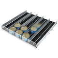 Hookei Adjustable Supermarket Display Beverage Cooler Feed Glides Gravity Roller Shelf