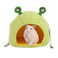 USMILEPET Best Seller Lint Hamster Hanging Bed Pet Banana Frog Pineapple Shape Small Pet House  for Pet Mice Sleep and Play