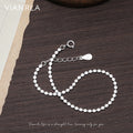 VIANRLA Minimalist Chain Bracelet for Girl Jewelry 925 Sterling Silver Link Bracelets Support Drop Shipping