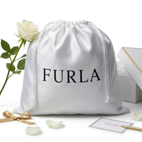 Drawstring Smooth Satin Dust Bag Logo Organizers for Textile Silk Gift Bag