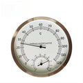 Stainless Steel Digital Sauna Thermometer and Hygrometer with Dry Steam Function and Transom Windows for Home/Hotel Use