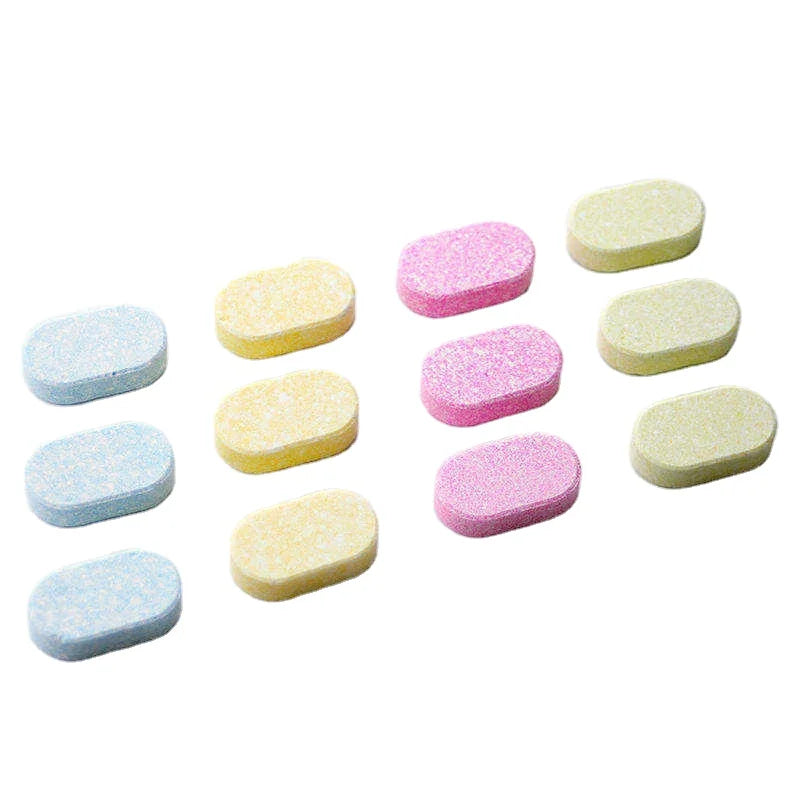 Vegan Formula Eco Solid High Foaming Lemon Scented Multi-Surface Hand Soap Effervescent Cleaning Tablets