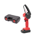 Mini Chainsaw 4-Inch Cordless Electric Portable Chainsaw with Brushless Motor Pruning Shears Chainsaw for Christmas Tree Cutting