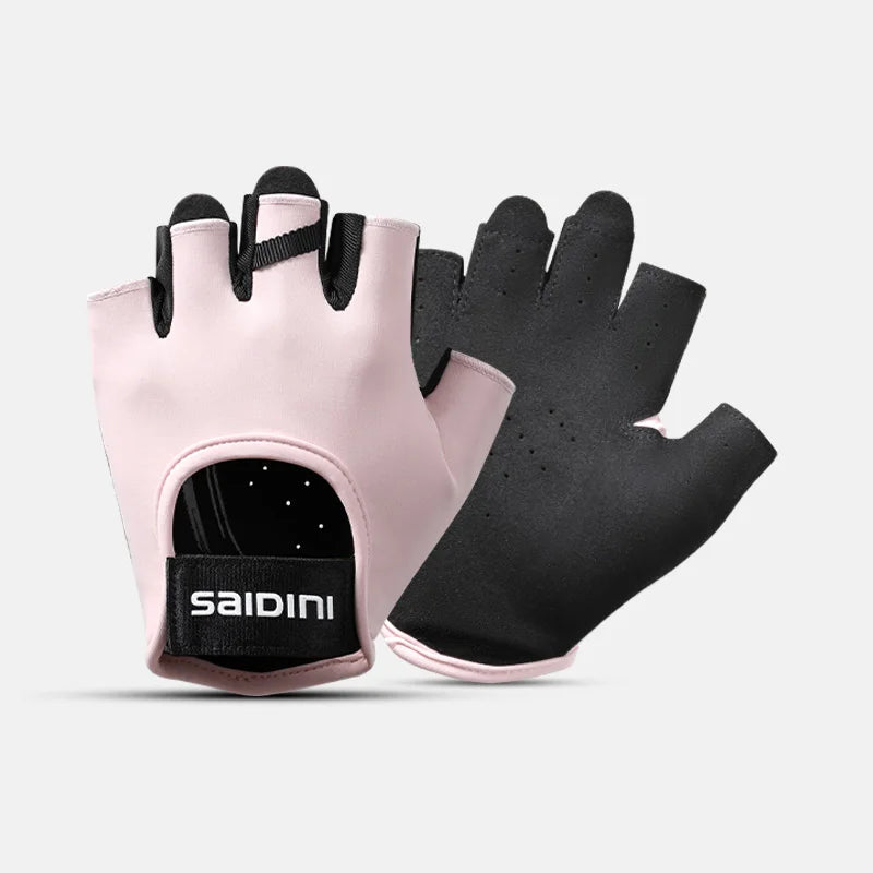 Custom Logo Anti slip Women Half Finger Sports Weightlifting Fitness Gym Gloves