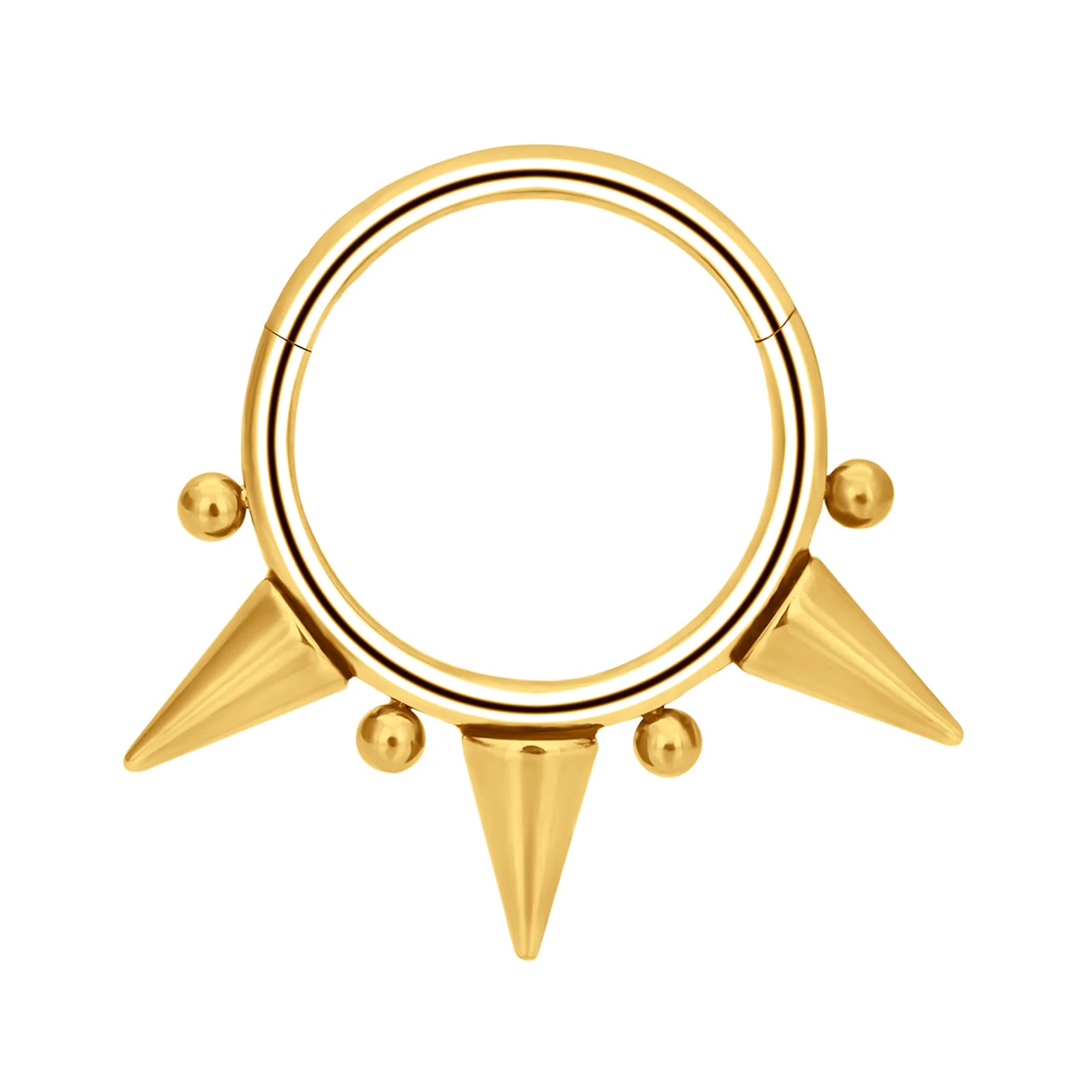 ASTM F136 G23 Titanium Septum Ring Nose Hoop Diaphragm Hinge Section Ball Cartilage Clicker Daith Helix Earring Jewelry Children