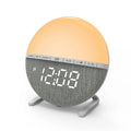 Multifunctional Stereo With Stand Double Alarm Clock Color Changing Night Light Snooze Function Alarm Clock Bedside Light