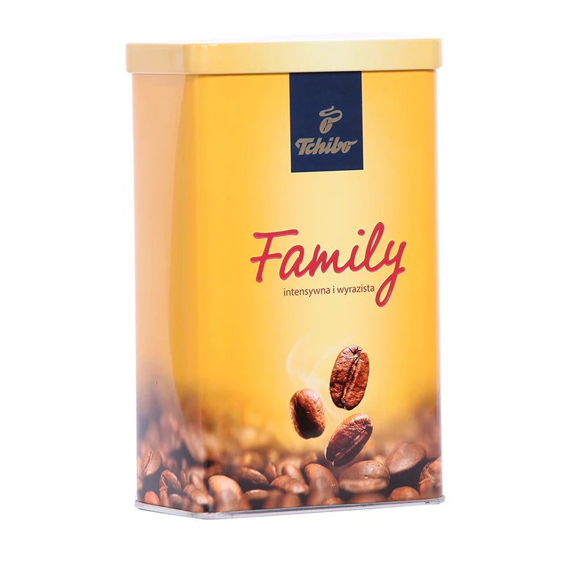 Cocoa Powder Tin Canister Individually Packaged in Durable Tinplate Metal Box for Food Storage