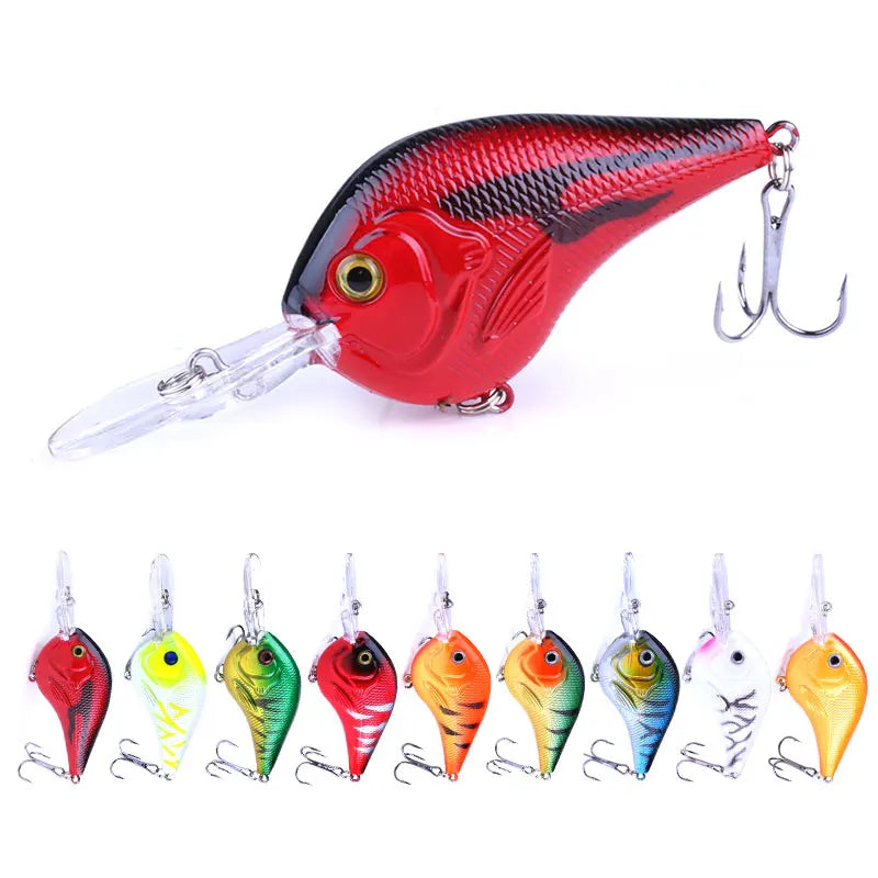 Newup Wholesale 9.5CM 11.2G Hot Sale Artificial Hard Fishing Baits Vivid Hard Fishing Crankbait