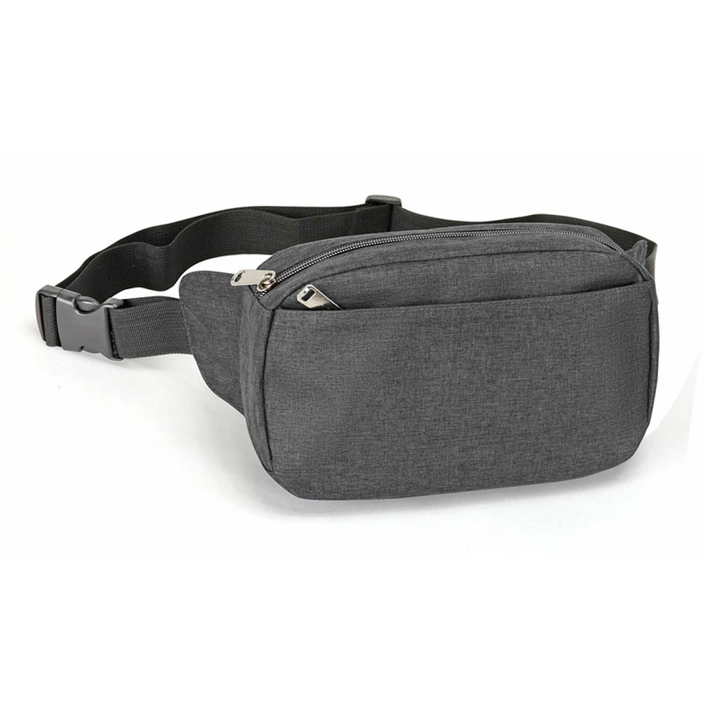 Custom LOGO Print Nylon Zipper Running Belt Pouch Women Stylish Unisex Sports Gift Waterproof Fanny Pack Waist Bag