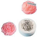 Hot Selling Large-size Peony Soap Silicone Mold Diy Drip Mold Aromatherapy Gypsum  Soap Candle Silicone Mold