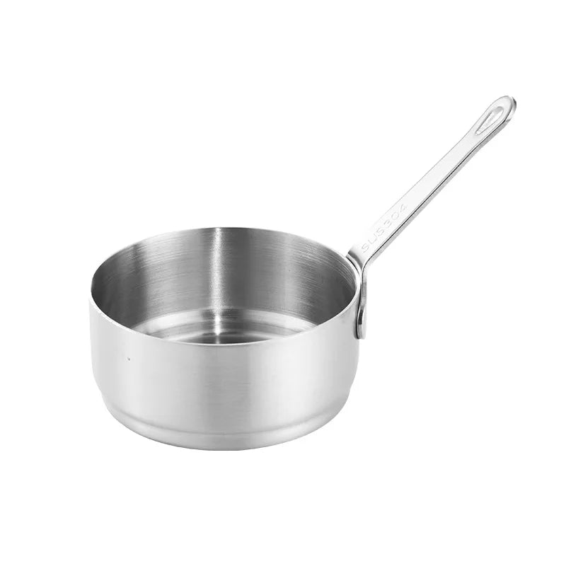 Kitchen Stainless Steel Dish Cup Sauce Container Mini Dipping Sauce Dish With Handle