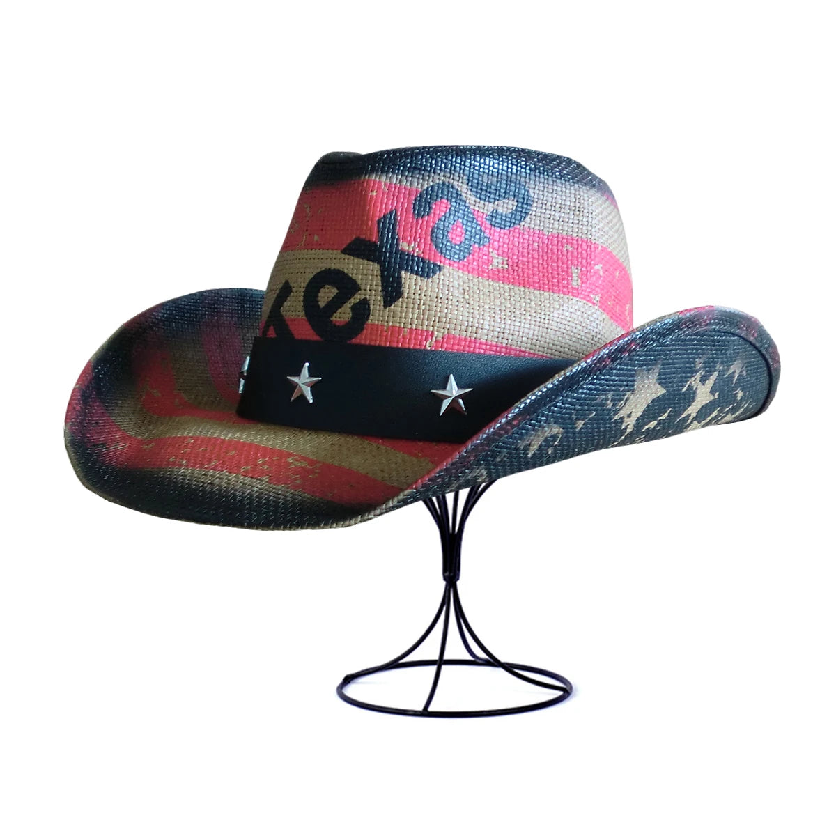 Factory Directly Selling Popular Men Cowboy Hat Shapable Brim Sombreros Texas Western Paper Straw Hat Women Cowgirl Hat