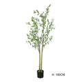 6ft 180cm Tall High Simulation Faux Greenery Potted Bonsai Tree Artificial Plant Boxwood for Home Office Living Room Decoration