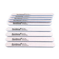 High Quality Wholesale Double Japanese Sandpaper 120/180  zebra Nail Beauty Salon Professional Nail File