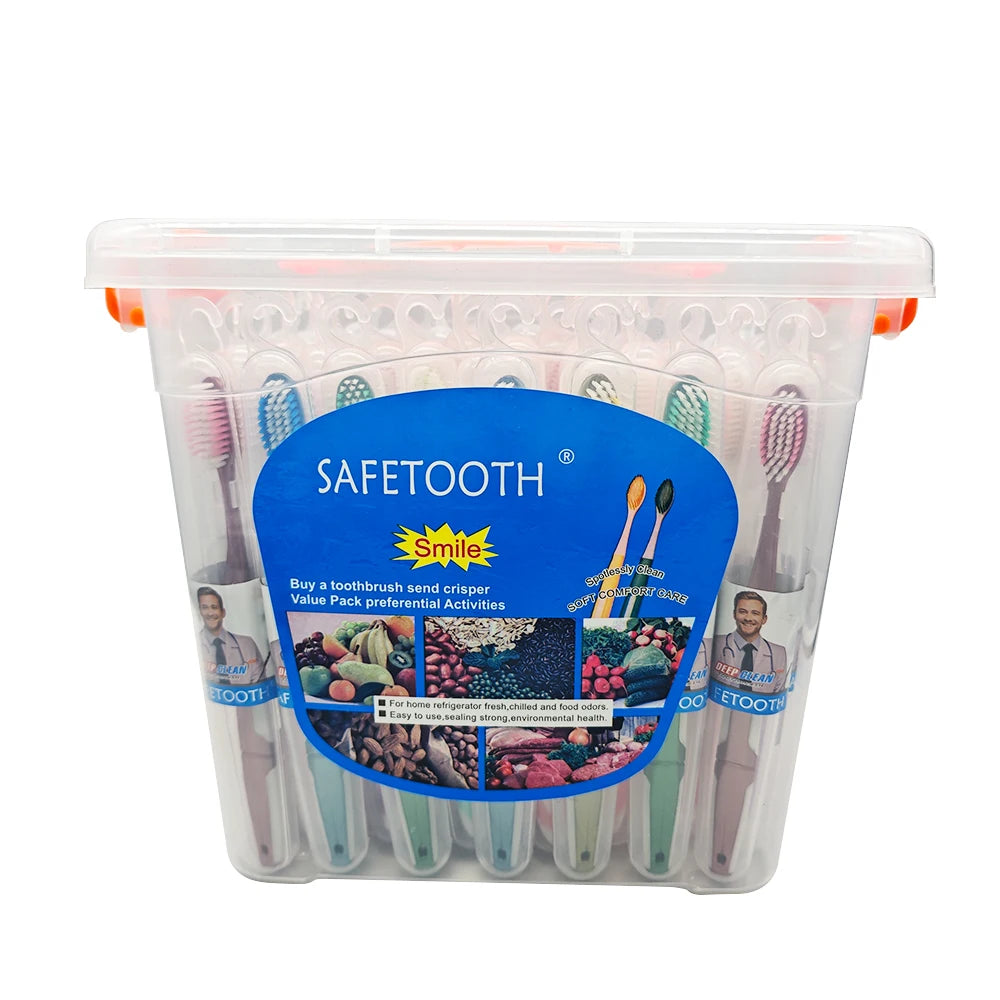 Factory Direct Sales New Style Teeth Cleaning Manual Toothbrush Spiral Bristles Adult Toothbrush