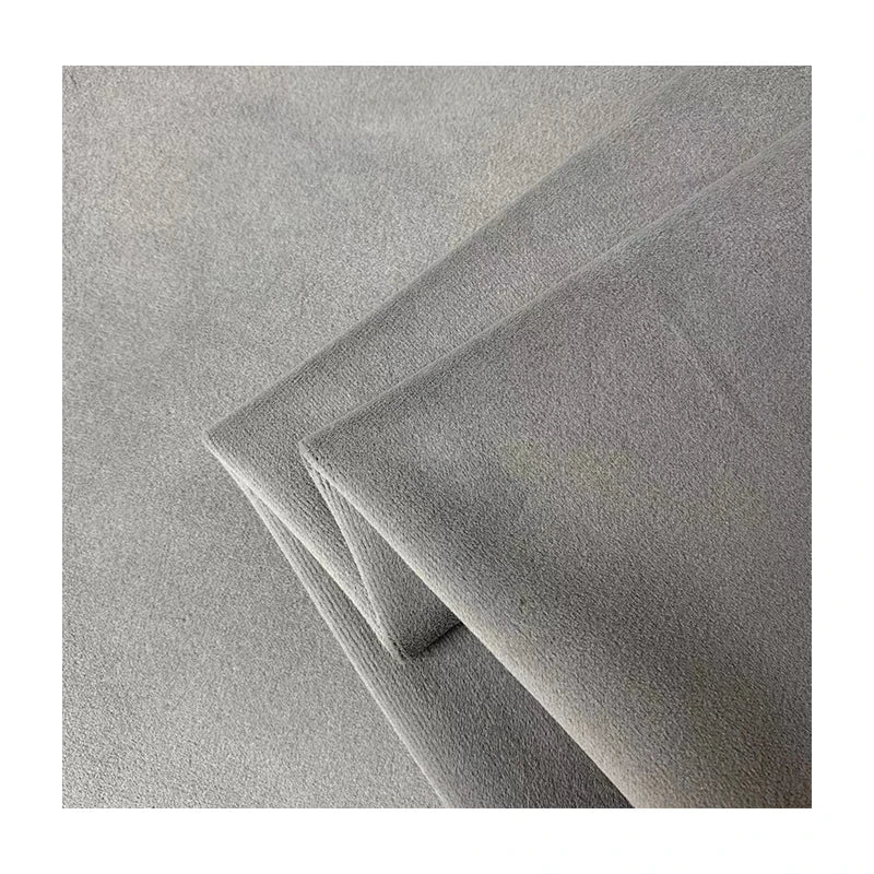Manufacturer's 100% Polyester Holland Velvet Sofa Fabric Suede Style Ripstop Tricot Knitted Lightweight Waterproof