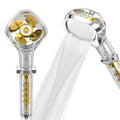 HONGDEC  Turbo Fan Handheld Shower Rotating High Pressure Handheld Spray Showerheads
