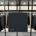 Luxury Eco-Friendly Italian Yarn Dyed Plaid Design 70%W 30%P Organic Merino Wool/Polyester Worsted Fabric for Men's Jackets