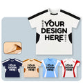DOVEARK Customized Logo 100%Polyester Children Adults Relaxed Fit for Sporty Unrestrained Shooting Suit Basketball T-shirt