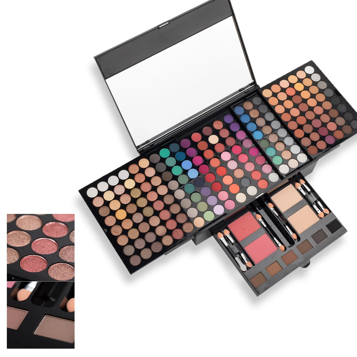 194 Colors Matte Eyeshadow Palette Makeup Set Contour Palette Eyeshadow Blush Lip Gloss Concealer All in 1 Makeup Kit Set