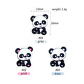 Popular Design DIY Bracelet Jewelry Teeth Necklace Accessories Panda Focal Bead Silicone for DIY Pens Bracelets Necklaces Crafts